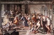 SALVIATI, Cecchino del The Visitation af oil painting